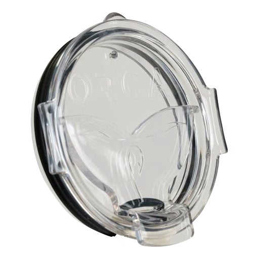 ORCCHAFLIPCL Orca Whale Tail Flip Top Chaser Lid Clear