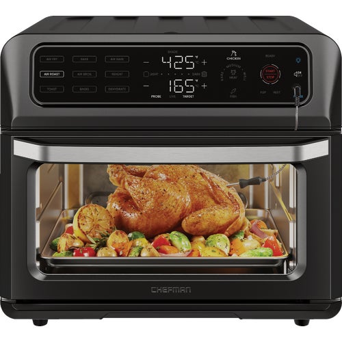 RJ50-SST2-PB Chefman ExacTemp Toaster Oven Air Fryer