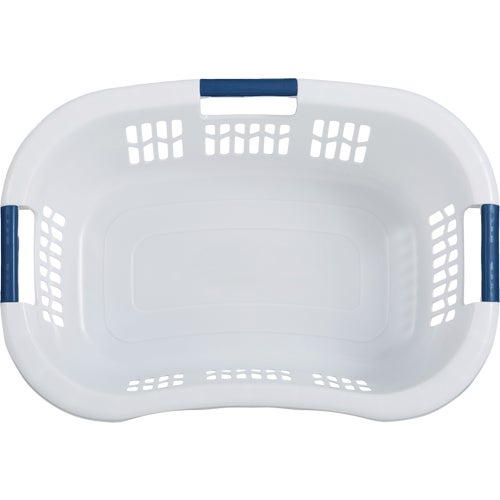 FG299787WHT Rubbermaid 3-Handled Laundry Basket