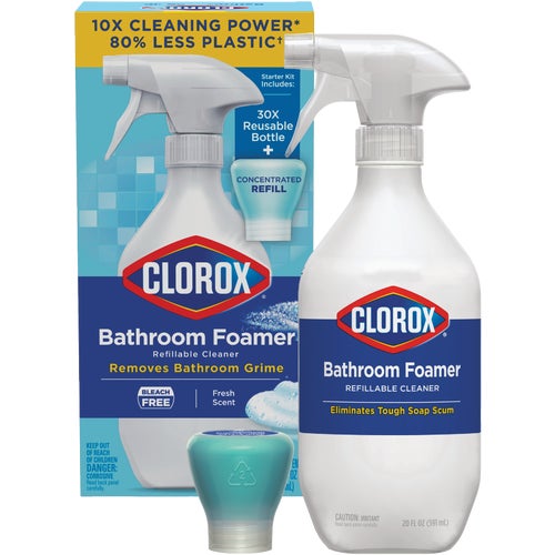 60164 Clorox Bathroom Foamer Cleaner Starter Kit