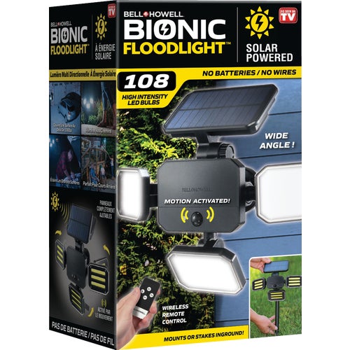 7897 Bell+Howell Bionic Solar Floodlight