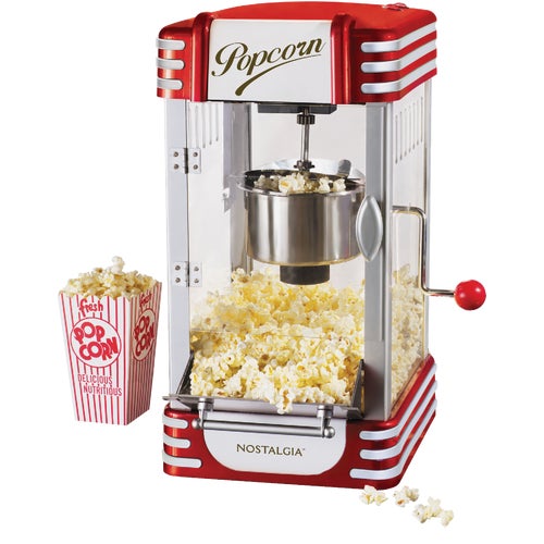 NRKPTT25RR Nostalgia Retro Series Kettle Popcorn Maker