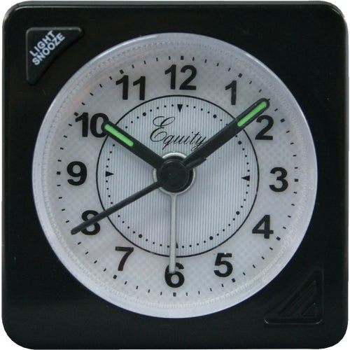 20078 La Crosse Technology Equity Quartz Analog Travel Alarm Clock