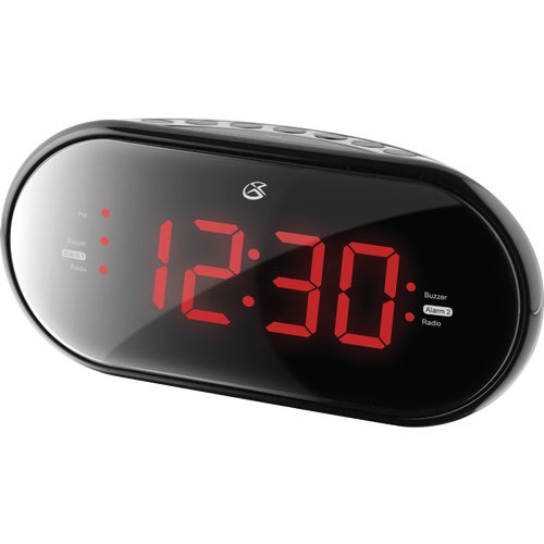 C253B GPX Dual Alarm Clock Radio