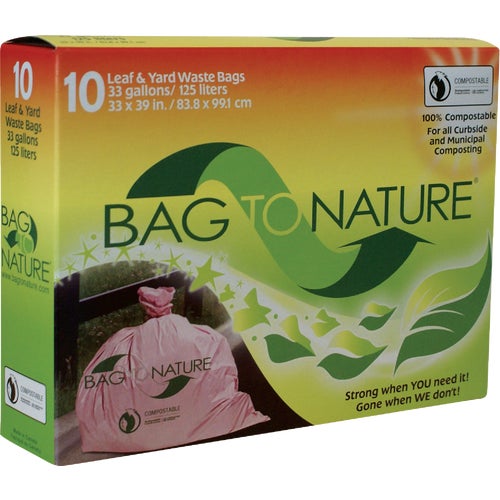 BTN3339R Bag To Nature Compostable Lawn & Leaf Bag (Houston Approved)