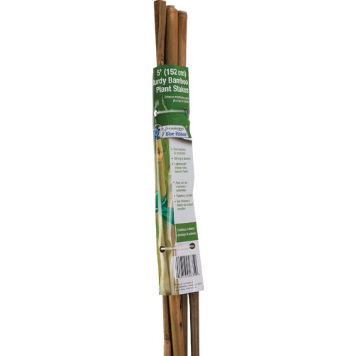 BB5N Gardeners Blue Ribbon Bamboo Plant Stakes