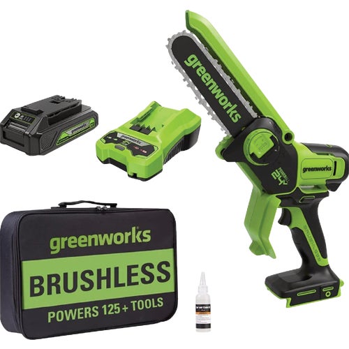 2010202 Greenworks Cordless Pruning Saw Kit