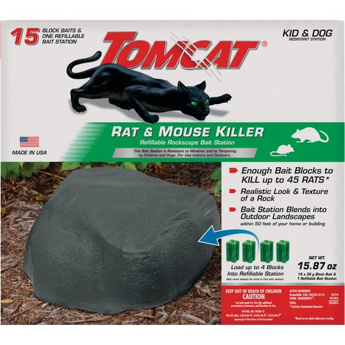 364605 Tomcat Rockscape Bait Station