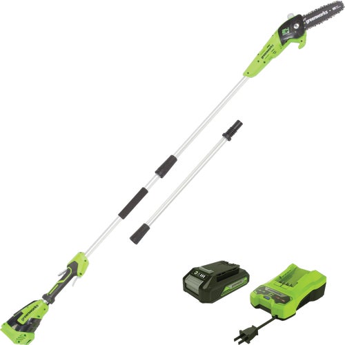 1402102 Greenworks Cordless Gen II Pole Saw