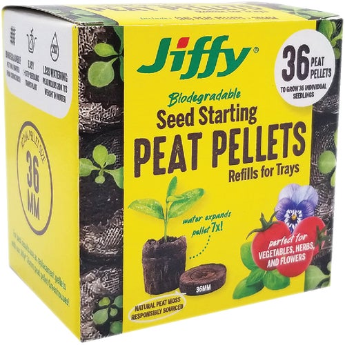 J3R36G Jiffy Seed Starter Peat Pellets Refills