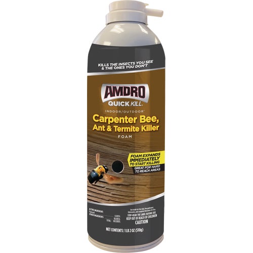 100530435 Amdro Quick Kill Carpenter Bee, Ant, & Termite Killer Foam