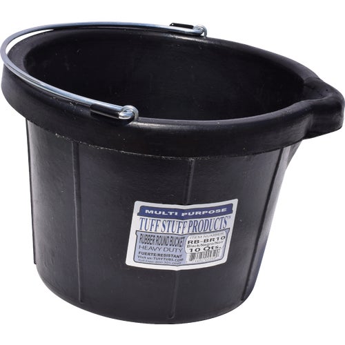 RB-BR10 Tuff Stuff Rubber Round Bucket