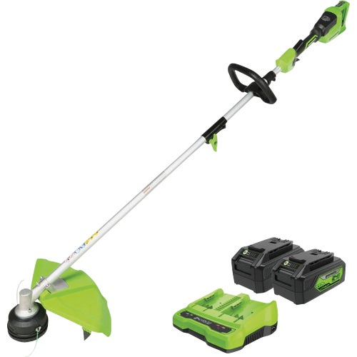 2123402 Greenworks Brushless Cordless String Trimmer Kit