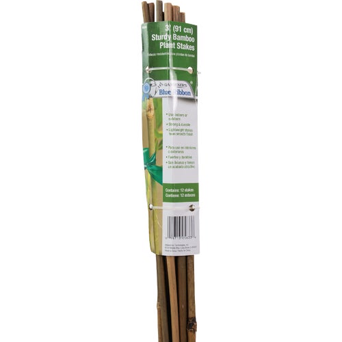 BB3N Gardeners Blue Ribbon Bamboo Plant Stake