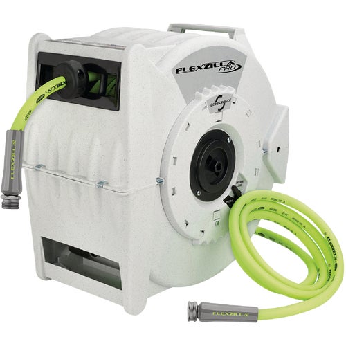 L8340FZ Flexzilla Pro Levelwind White Automatic Hose Reel