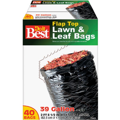 729206 Do it Best Flap Tie Lawn & Leaf Bag