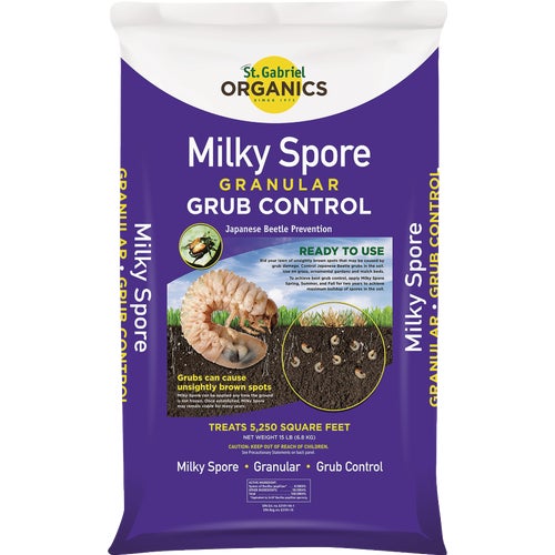 80015-4 St Gabriel Organics Milky Spore Grub Beetle Killer Granules