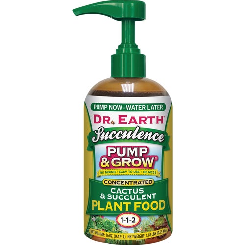 1077 Dr. Earth Pump & Grow Succulence Liquid Plant Food