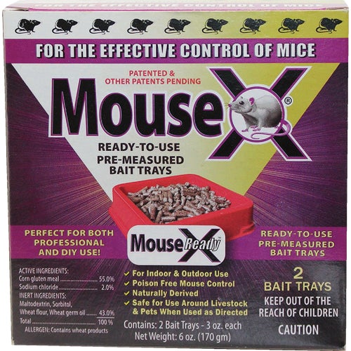 620107 MouseX Tray Rat And Mouse Poison Trays