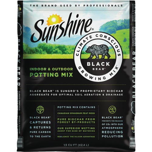 132115.CFL001.5P Sunshine Black Bear Potting Soil Mix