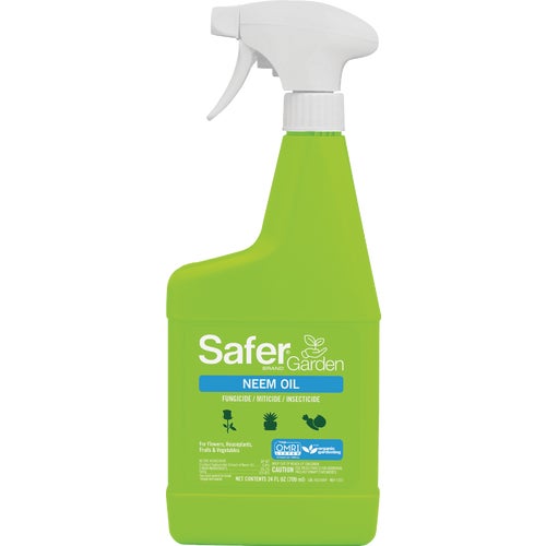 SG5180 Safer Garden Ready To Use 3-in-1 Neem Oil Trigger Spray