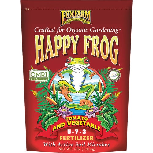 FFTV FoxFarm Happy Frog Organic Tomato & Vegetable Dry Plant Food