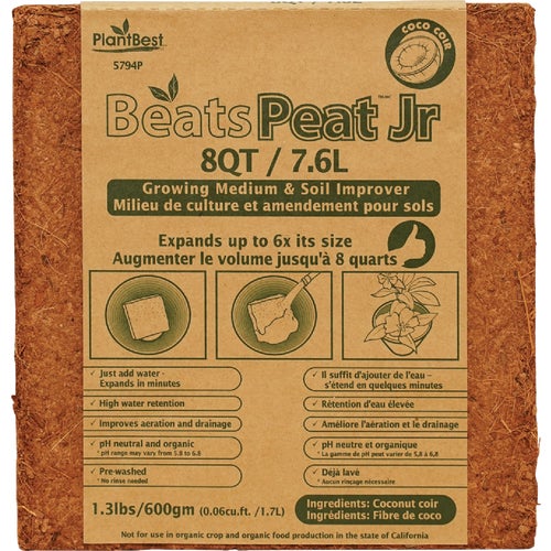 3087 PlantBest BeatsPeat Jr. Expandable Coconut Coir