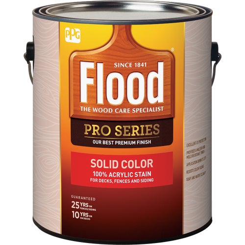 FLD823/01 Flood Pro Series 100% Acrylic Deck, Fence And Siding Exterior Stain