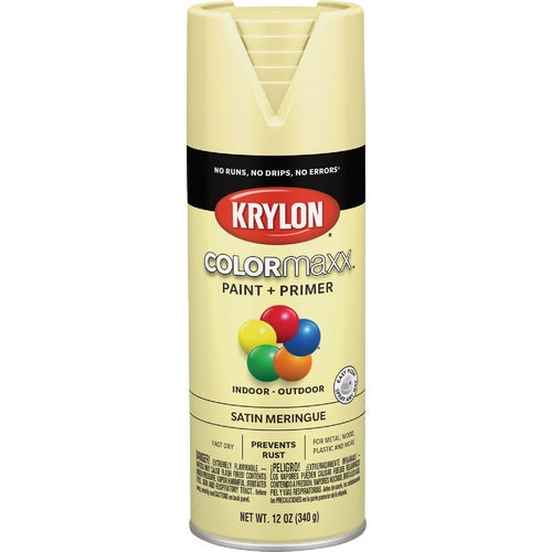 K05570007 Krylon ColorMaxx Spray Paint + Primer