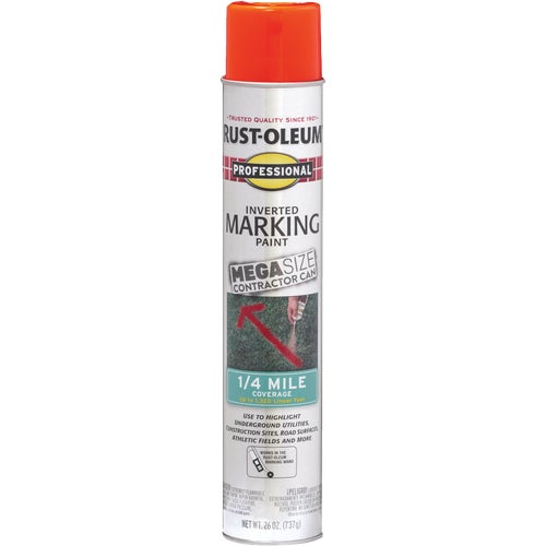 350994 Rust-Oleum Professional Marking Inverted Spray Paint