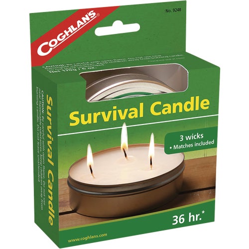 9248 Coghlans 3-Wick Survival Candle