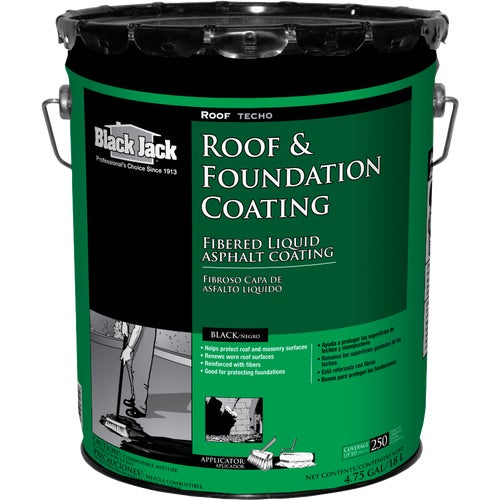 1543424 Black Jack Fibered Roof & Foundation Coating