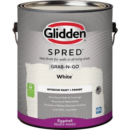 GLSIN50WH/01 Glidden Spred Interior Grab-N-Go Paint + Primer