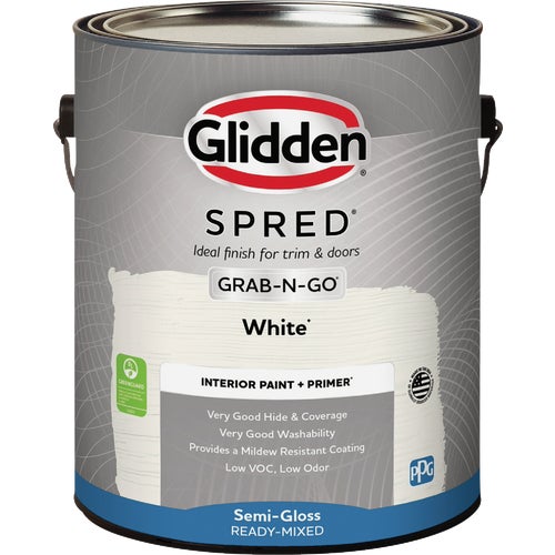 GLSIN60WH/01 Glidden Spred Interior Grab-N-Go Paint + Primer