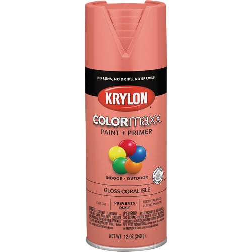 K05514007 Krylon ColorMaxx Spray Paint + Primer