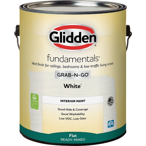 GLFIN40WHT/01 Glidden Fundamentals Vinyl Resin Acrylic Interior Paint