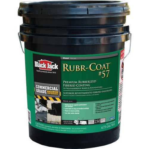 1526989 Black Jack Rubr-Coat 57 Fibered Foundation & Roof Coating