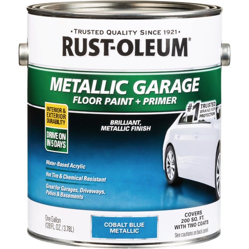 349354 Rust-Oleum Metallic Garage Floor Paint + Primer