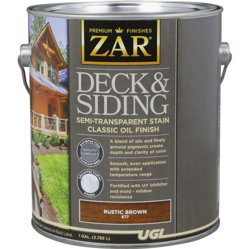 67713 ZAR Deck & Siding Semi-Transparent Exterior Stain