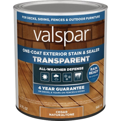 VL1028074-14 Valspar One-Coat Transparent Deck Stain