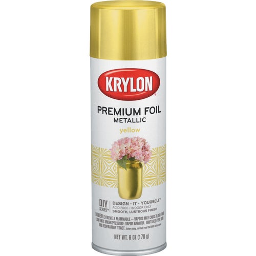 K01084000 Krylon Premium Foil Metallic Spray Paint