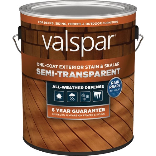 VL1028084-16 Valspar One-Coat Semi-Transparent Deck Stain