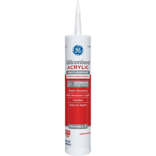 2876713 GE Siliconized Acrylic Multi-Purpose Kitchen & Bath Latex Caulk