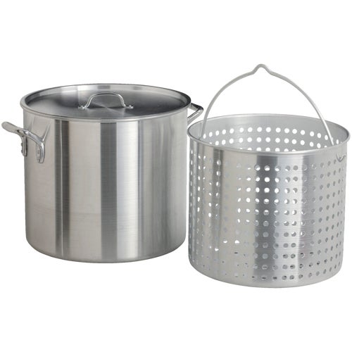 WG-RPB1080 Fleur De Lis Aluminum Stockpot