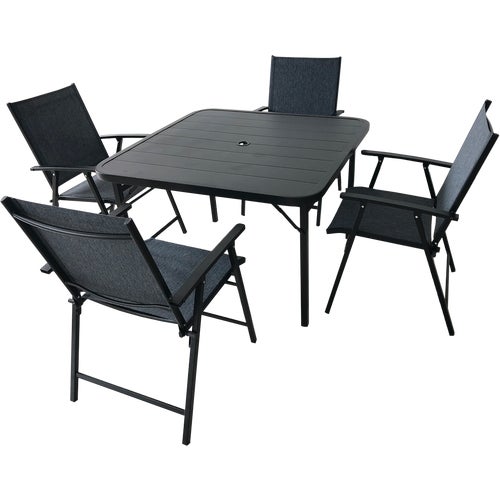 GC-21025-SST-5SET Outdoor Expressions Fairview 5-Piece Dining Set