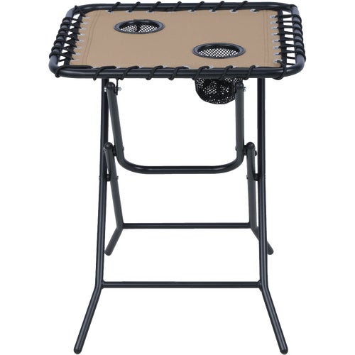 ZD-T1022-TAN Outdoor Expressions Square Folding Side Table