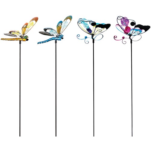 LJJ1105ABB Alpine Assorted Insect Garden Stake Lawn Ornament