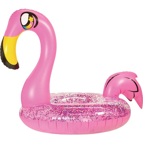 PC2748GF PoolCandy Glitter Flamingo Tube Pool Float