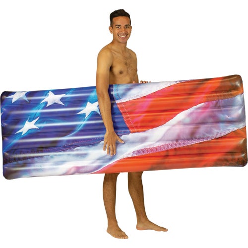 US4402US PoolCandy Stars & Stripes Deluxe Mattress Pool Raft