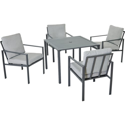 S01-S3480CK set Outdoor Expressions 5-Piece Cushioned Dining Set